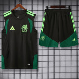 26-27 Mexico Black Tank top and shorts suit