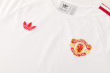 26-27 Man Utd White Training Short Suit