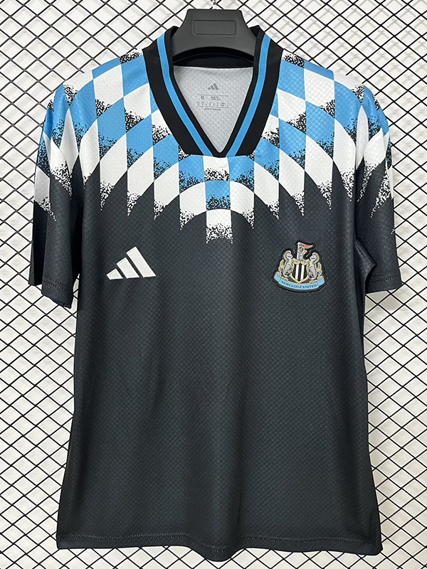 26-27 Newcastle Black Casual Edition Fans Soccer Jersey