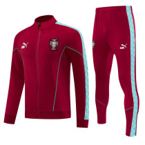 26-27 Portugal Red Jacket Tracksuit