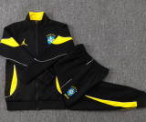 26-27 Brazil Jordan Black Jacket Tracksuit #A26067