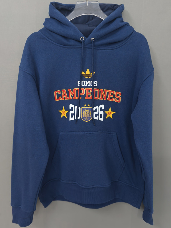 2026 Spain Royal blue Campeones Hoody 宝蓝色(加绒)