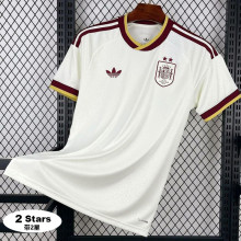 26-27 Spain Away Fans Soccer Jersey (带2星)