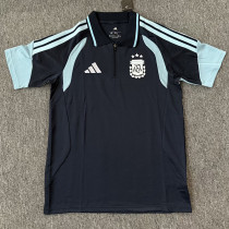 26-27 Argentina Royal blue Polo Short Sleeve (半拉链)