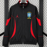 26-27 Brazil Jordan Black Windbreaker