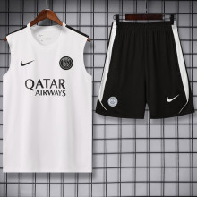 26-27 PSG White Tank top and shorts suit