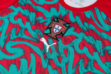 26-27 Portugal Red Green Training Short Suit