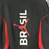 26-27 Brazil Jordan Black Windbreaker