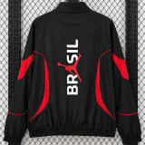26-27 Brazil Jordan Black Windbreaker