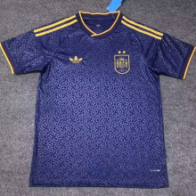 26-27 Spain Cyan Fans Soccer Jersey (青色)