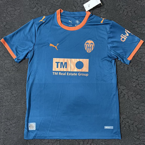26-27 Valencia Away Fans Soccer Jersey