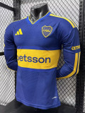 26-27 Boca Home Long Sleeve Player Version Soccer Jersey (长袖球员)