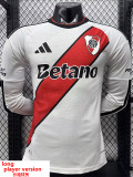 26-27 River Plate Home Long Sleeve Player Version Soccer Jersey (长袖球员)