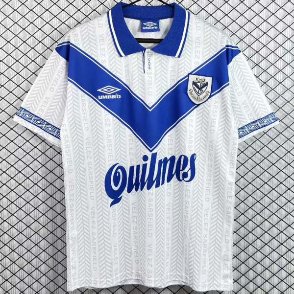 1996-1997 Velez Sarsfield Home Retro Soccer Jersey