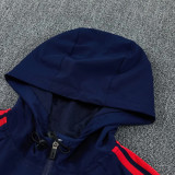 26-27 Bayern Royal blue Windbreaker Suit (风衣套装)