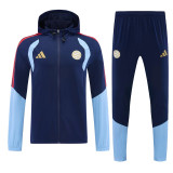 26-27 Bayern Royal blue Windbreaker Suit (风衣套装)