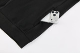 26-27 Man Utd Black Jacket Tracksuit #01