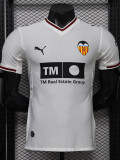 26-27 Valencia Home Player Version Soccer Jersey