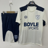 26-27 West Ham White Training Short Suit