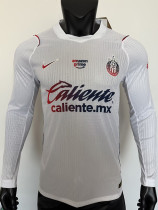 26-27 Chivas Guadalajara Away Long Sleeve Player Version Soccer Jersey (长袖球员)