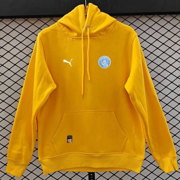 26-27 Man City Yellow Hoody 黄色(加绒)蓝标