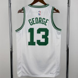 Celtics GEORGE #13 White Top Quality Hot Pressing NBA Jersey