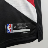 25-26 Trail Blazers MORANT #1 Black Top Quality Hot Pressing NBA Jersey (V领)