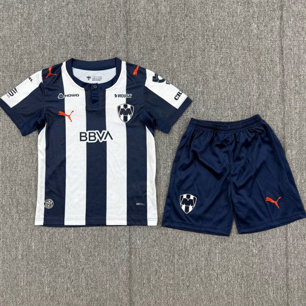 26-27 Monterrey Home Kids Soccer Jersey