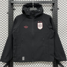 26-27 Spain Black Outdoor Jackets #K8801冲锋衣