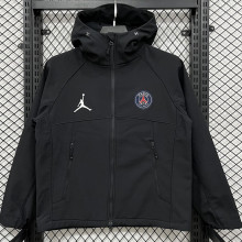 26-27 PSG Jordan Black Outdoor Jackets #K8802冲锋衣