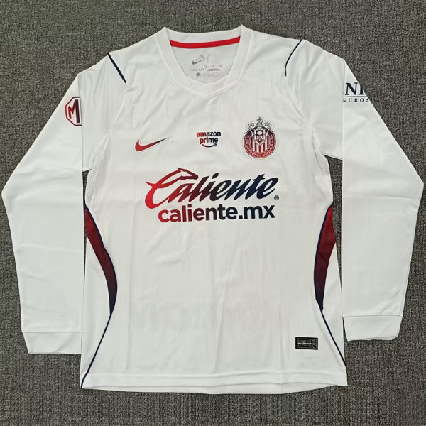 26-27 Chivas Guadalajara Away Long Sleeve Soccer Jersey (长袖)