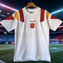 2026 Spain White Casual  High Quality T-Shirt