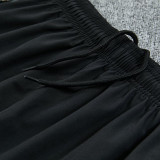 26-27 INT Black Windbreaker Suit (Hoodie)(风衣套装)