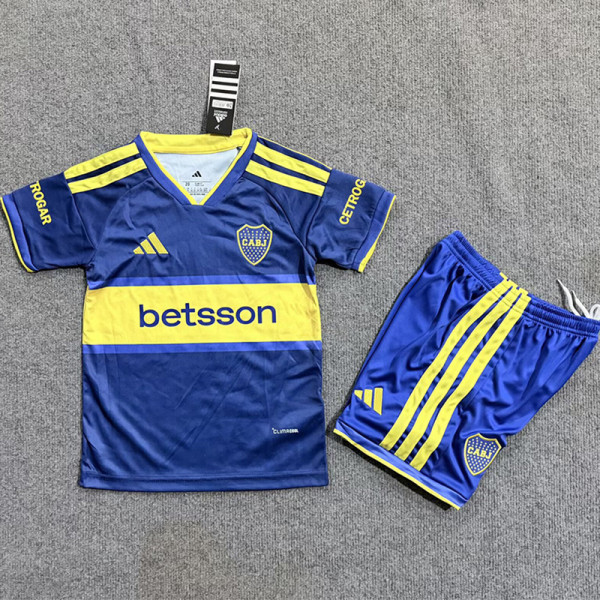 26-27 Boca Juniors Home Kids Soccer Jersey