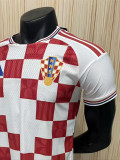 26-27 Croatia Red Player Version Soccer Jersey (ad)