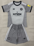 26-27 Newcastle Grey Goalkeeper Kids Soccer Jersey