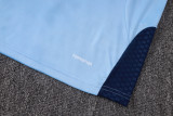 26-27 Ajax Light blue Half Pull Tracksuit #B26103(半拉链)