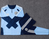 26-27 Ajax Light blue Half Pull Tracksuit #B26103(半拉链)