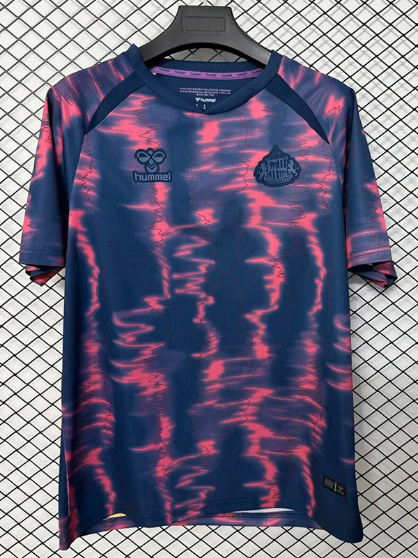 26-27 Sunderland Royal blue Pink Training Shirts