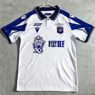 26-27 Auxerre Home Fans Soccer Jersey