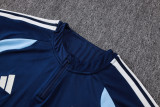 26-27 Ajax Royal blue Half Pull Tracksuit #B26113(半拉链)