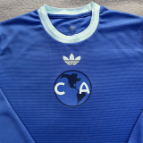26-27 Club America 110th Anniversary Blue Long Sleeve Training shirts (长袖)