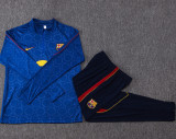26-27 BAR Fancy blue Half Pull Tracksuit #B26112(半拉链)
