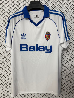 1986-1987 Zaragoza Home Retro Soccer Jersey
