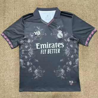 26-27 RMA Y-3 Black Fans Soccer Jersey