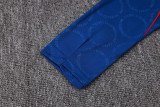 26-27 BAR Fancy blue Half Pull Tracksuit #B26112(半拉链)
