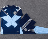 26-27 Ajax Royal blue Half Pull Tracksuit #B26113(半拉链)