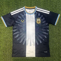 26-27 Argentina Farewell Match Royal blue Fans Soccer Jersey