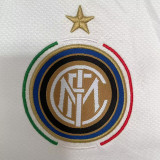 2009/2010 INT Away White Retro Soccer Jersey
