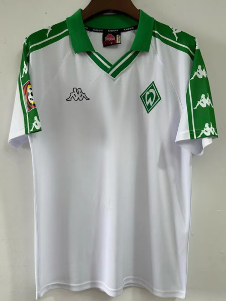 2001 Werder Bremen Away  Retro Soccer Jersey